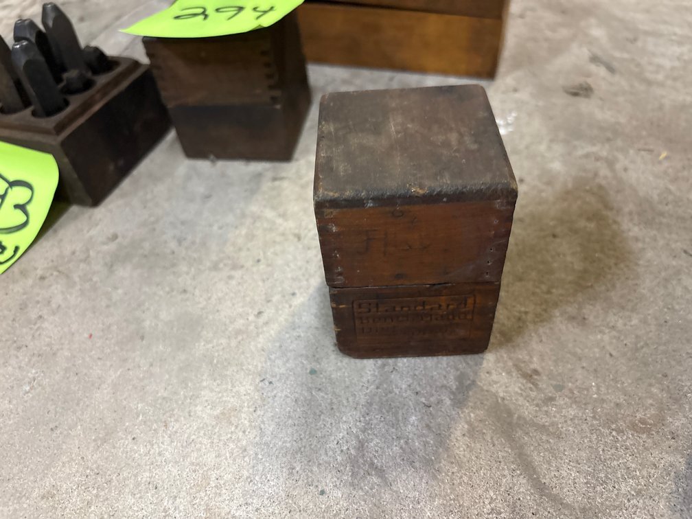 Metal punches 1/8 inch numbers set