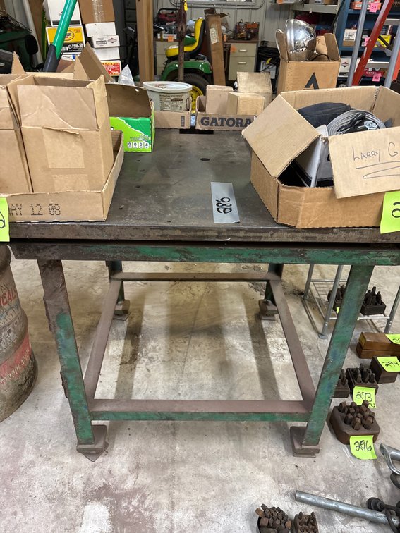 Metal welding workshop table