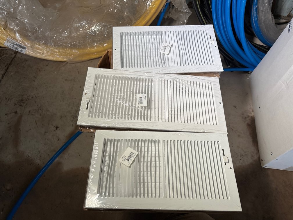 (3) Vent Grills; Joist Hangers and more