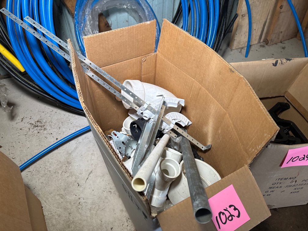 Plumbing/Home Repair Box Lot