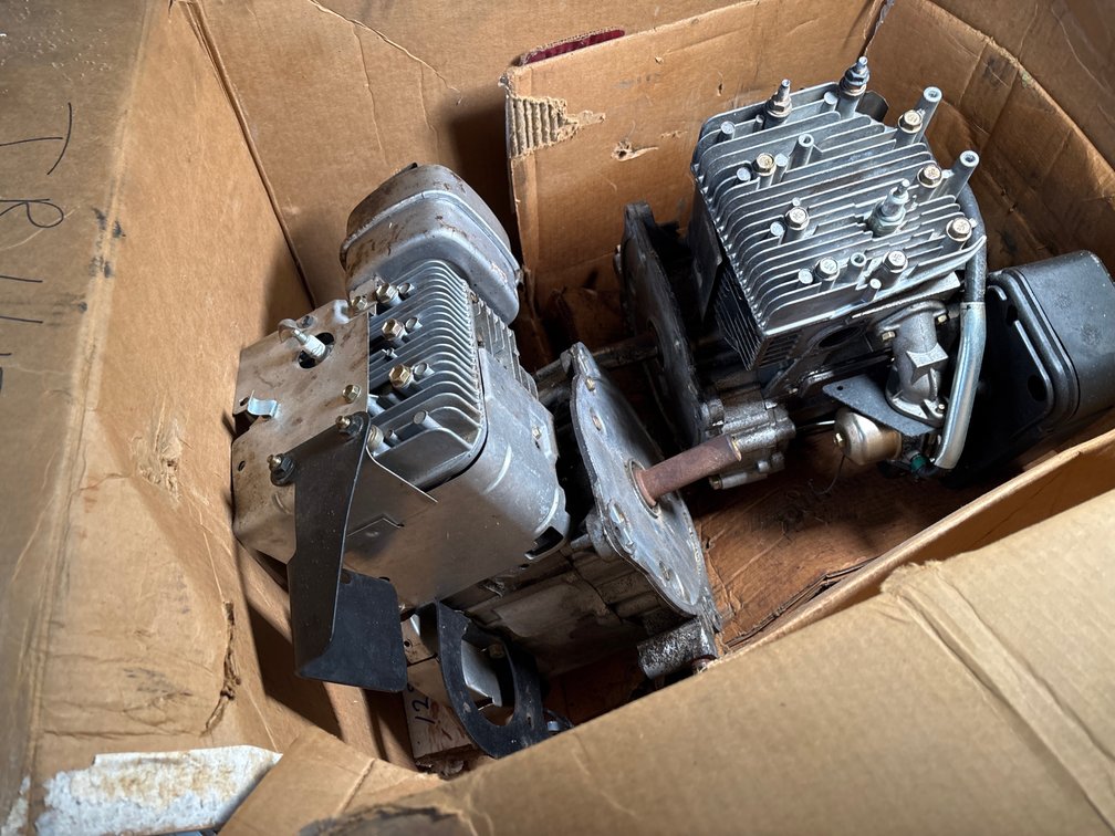 (2) Briggs Engines Used in Testing