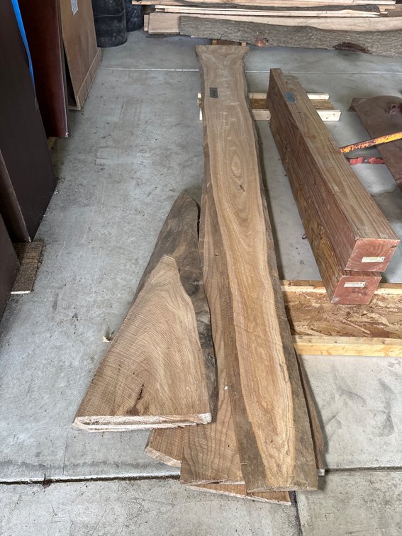 (5) Rough Cut Slabs