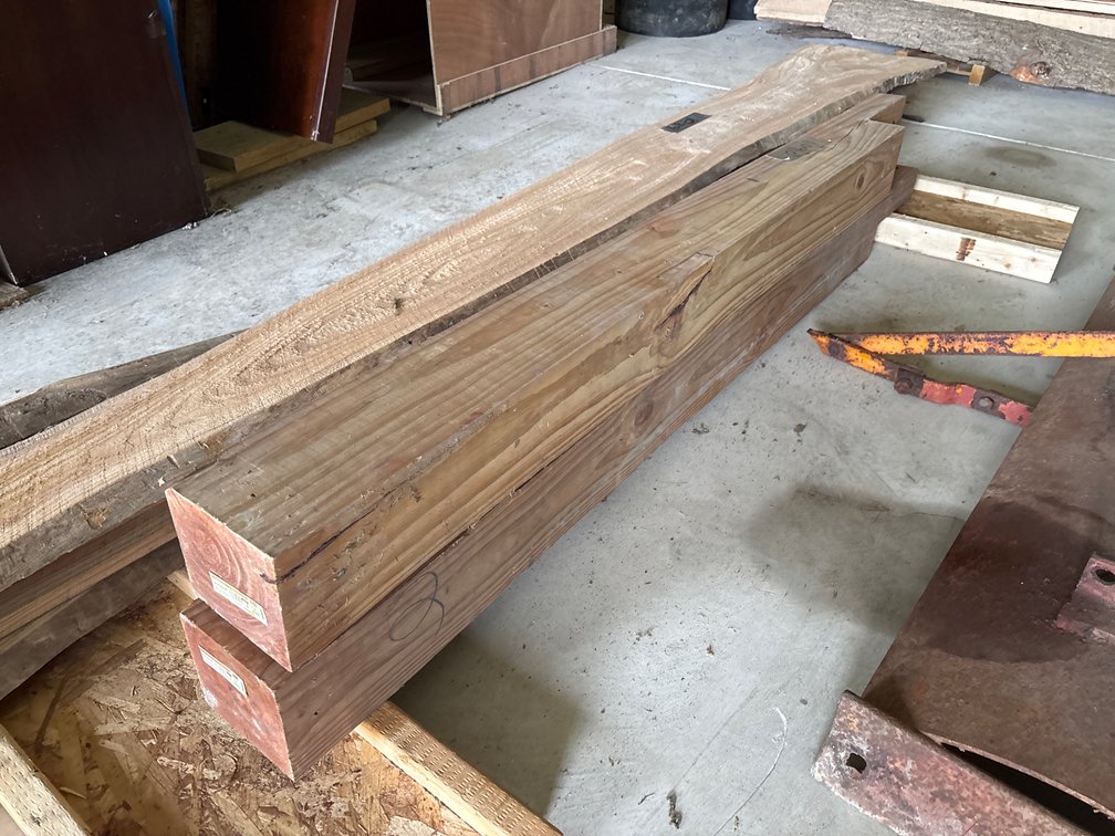 (2) 6x6” x 70” Posts