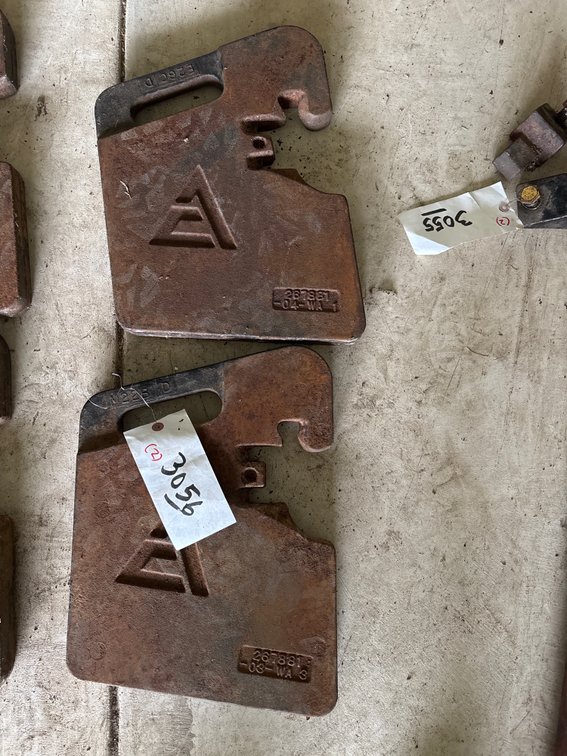 (2) Allis Chalmers Suitcase Weights