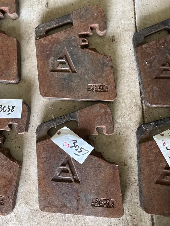 (2) Allis Chalmers Suitcase Weights