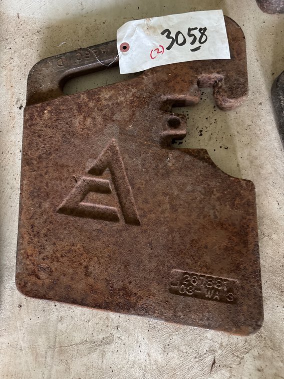 (2) Allis Chalmers Suitcase Weights
