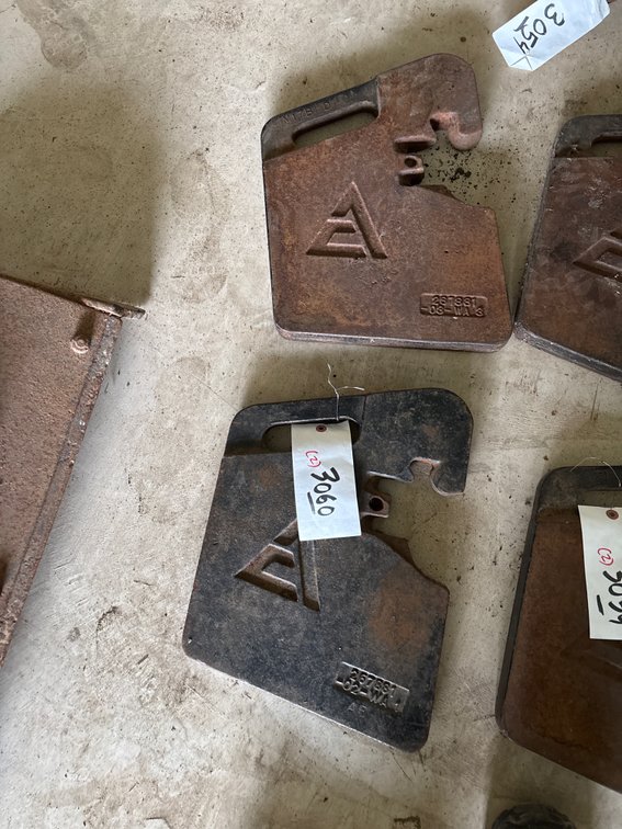 (2) Allis Chalmers Suitcase Weights