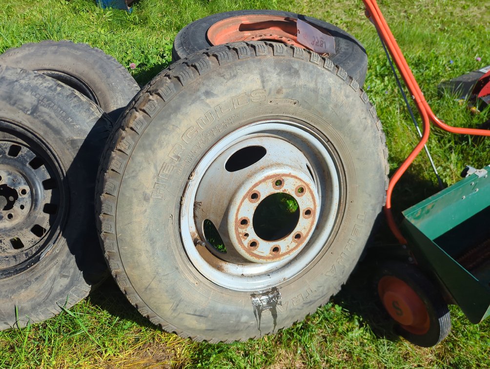 LT235/85R16 Tire on 8 Hole Rim