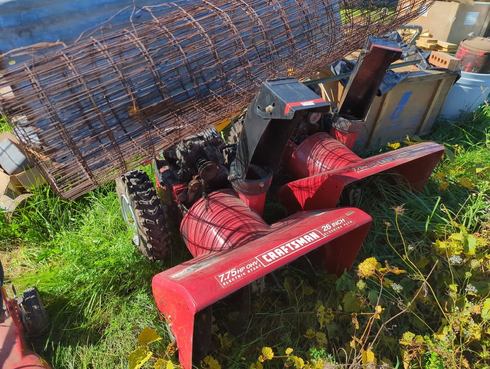 (2) Snow Blowers & (2) Push Mowers