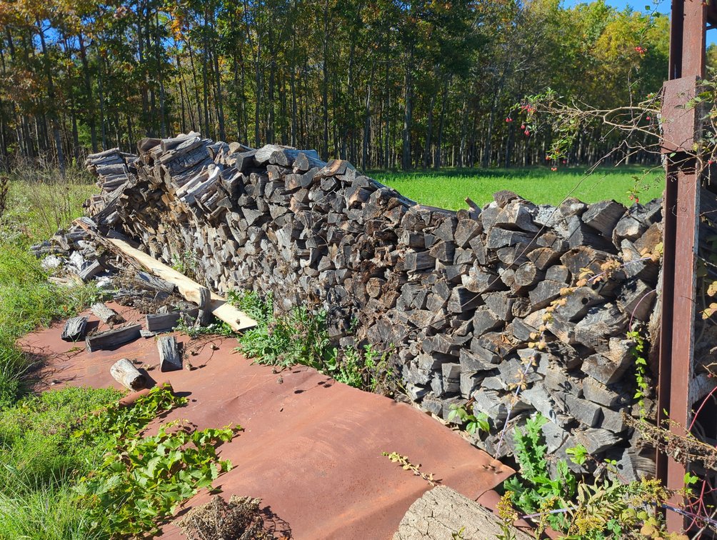 Large Firewood Pile