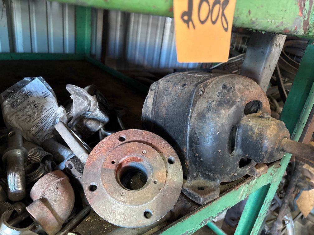 Motor & Electrical Parts; Cans of Bolts