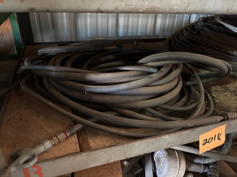 Hose & Wire Piles on shelf