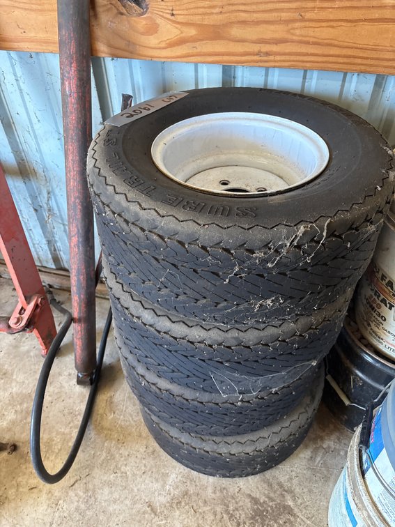 (4) 20.5x8.0-10 Carlisle Super Trail ST Tires with Rims