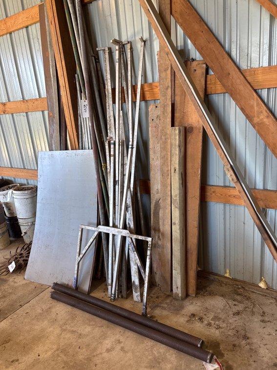 Garage Door Springs & Metal Pile