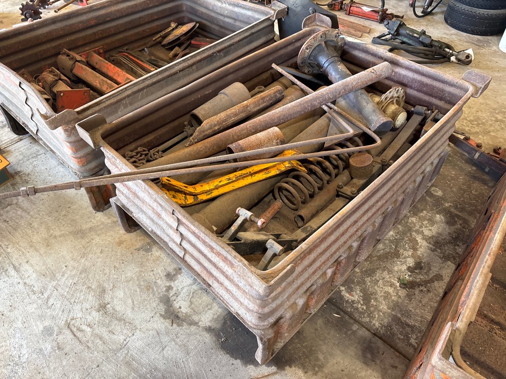 Misc Parts/Scrap in Metal Bin
