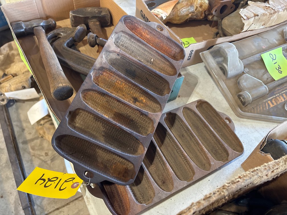 Cast Iron Corn Cob Mold