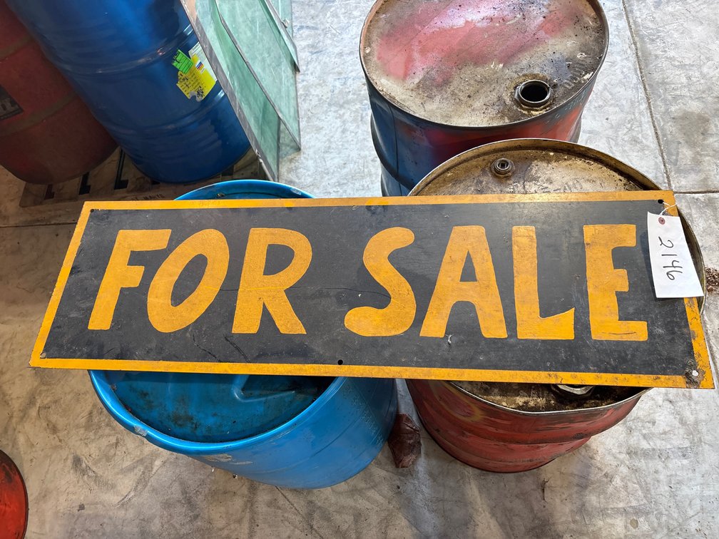Metal For Sale Sign