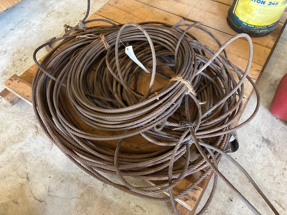 Pile of 7/16” Cable
