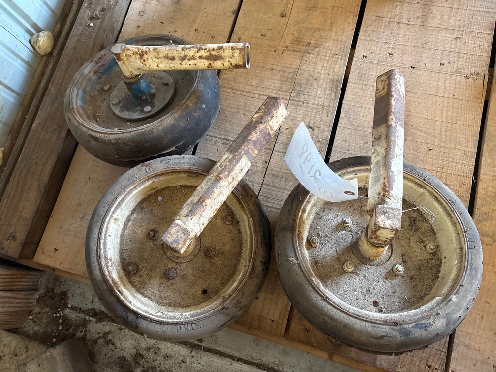 (2) King & (1) Ohio Rubber Gauge Wheels