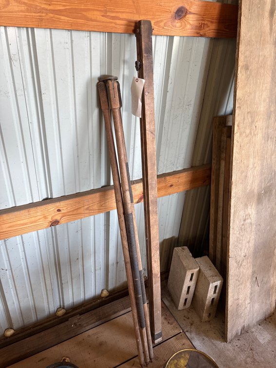 Vtg Lenker Survey Stick; Tripod