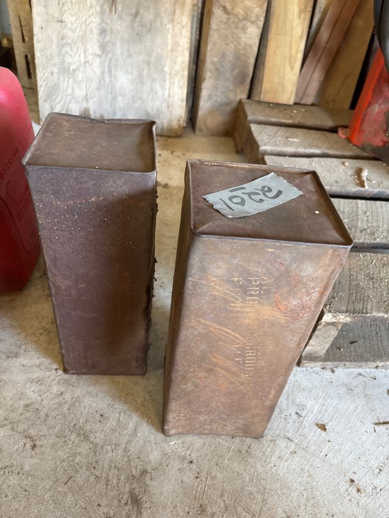 (2) Sealed Metal Boxes of Welding Rods