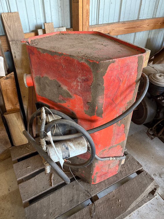Metal Allis Chalmers Fuel Tank