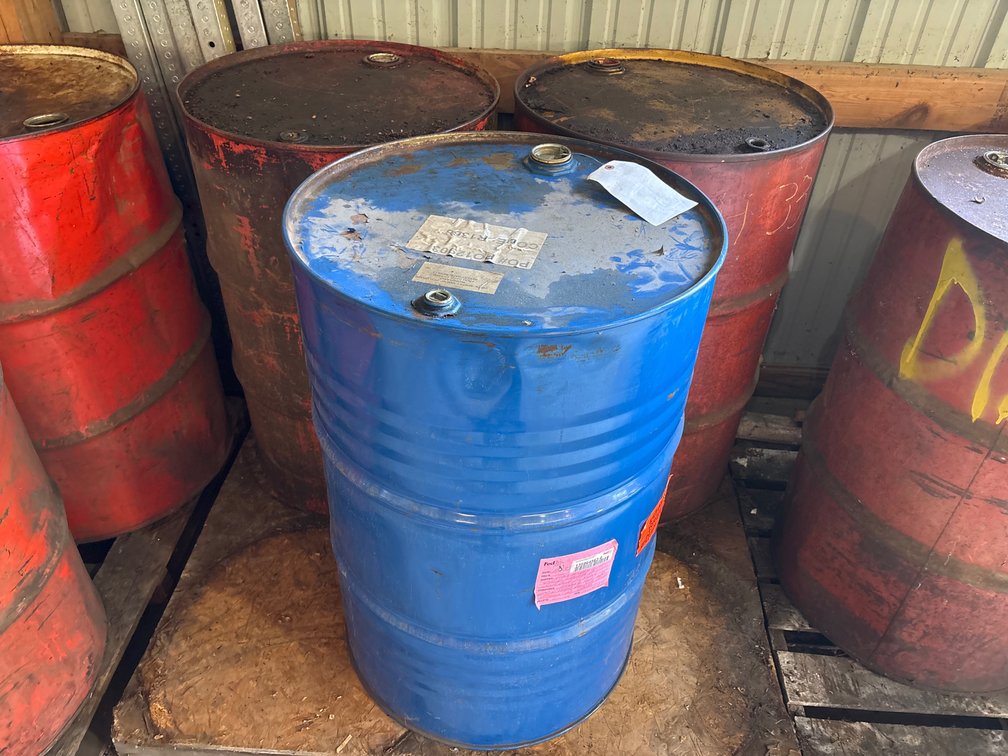 (3) 55 Gallon Metal Barrels