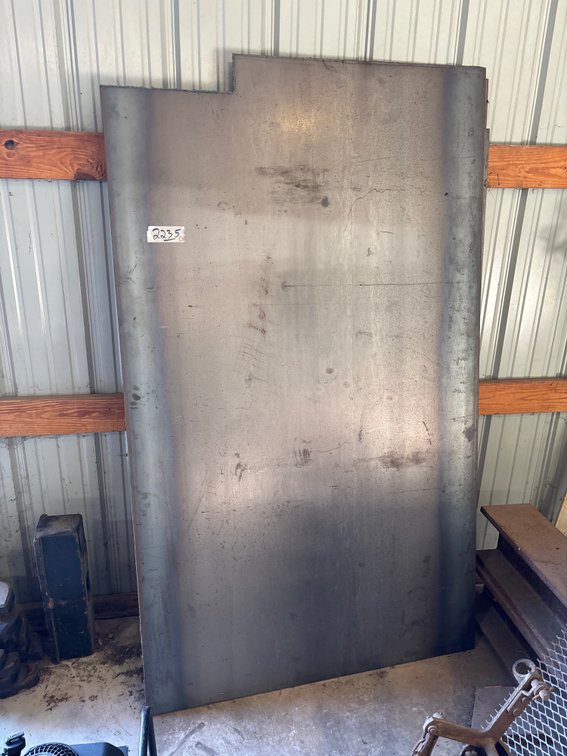(3) Flat Metal Stock Sheets