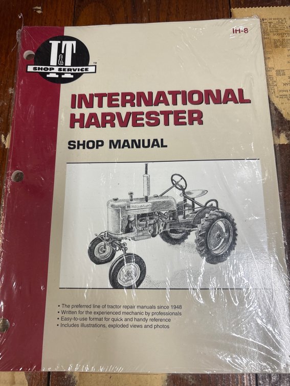 Sealed International Harvester Shop Manual