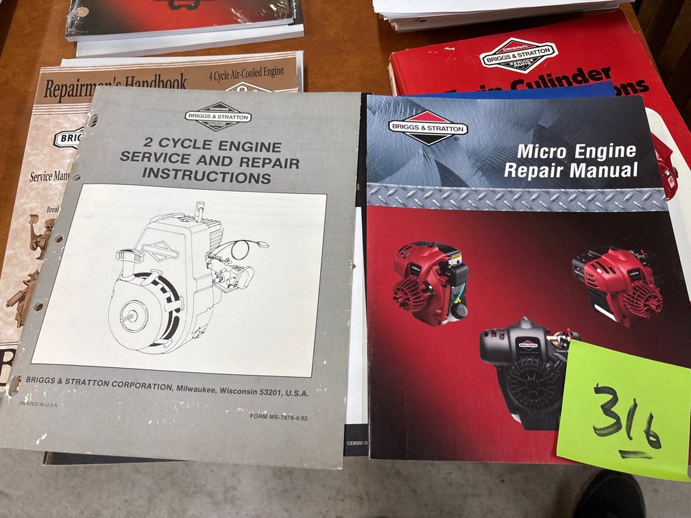 Briggs Small Engine Manuals & Study Guide