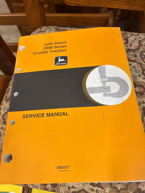 John Deere 2000 series Crawler Tractors Service Manual