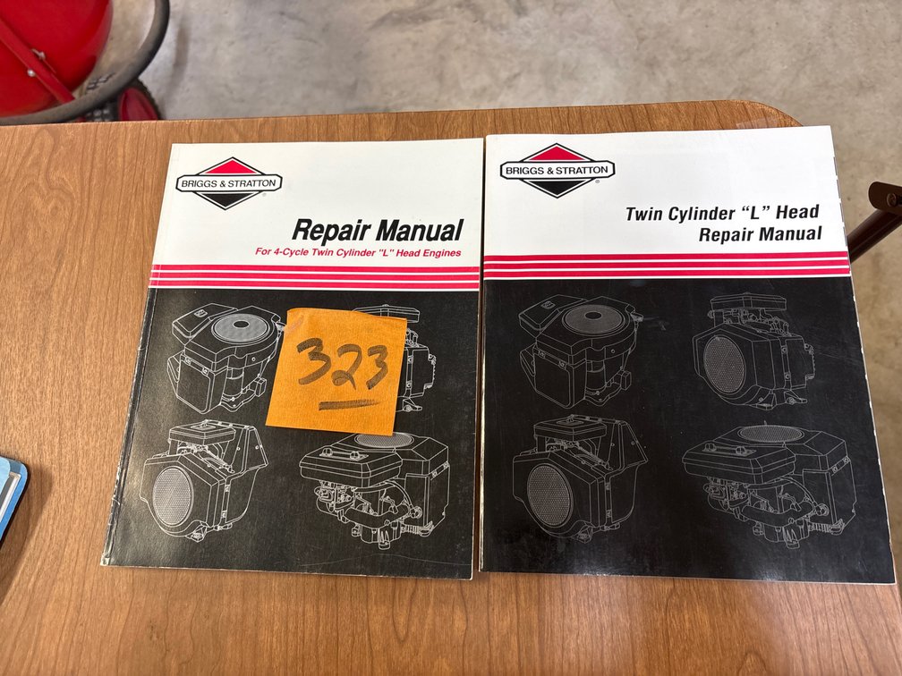 (2) Briggs Twin Cylinder L Head Manuals