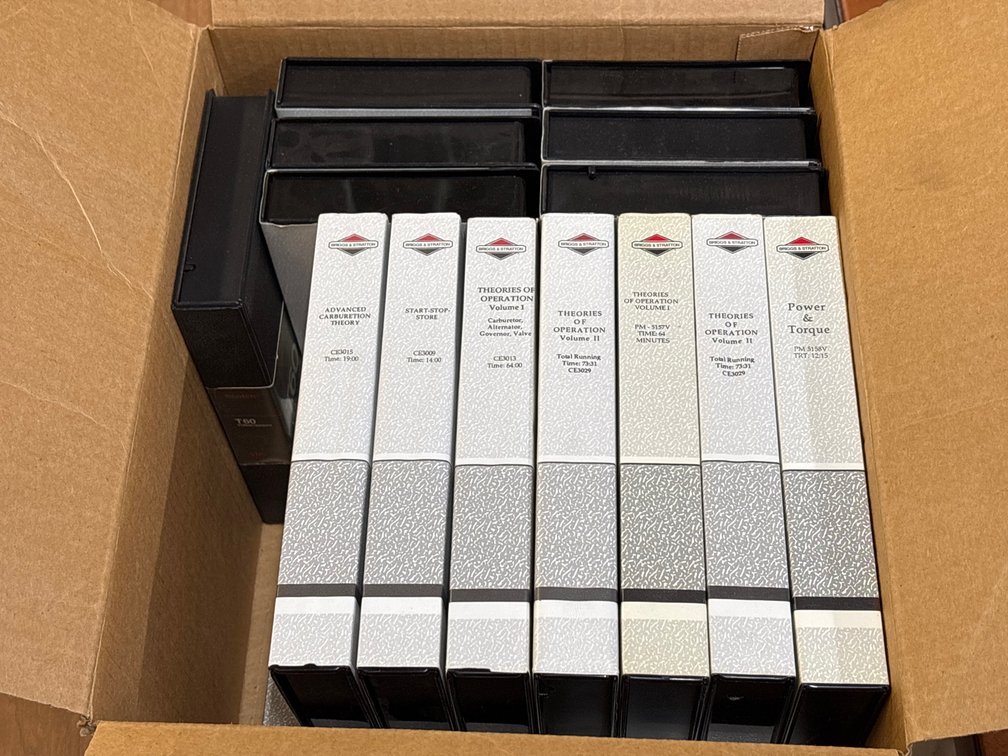 (19) Briggs & Stratton VHS Tapes