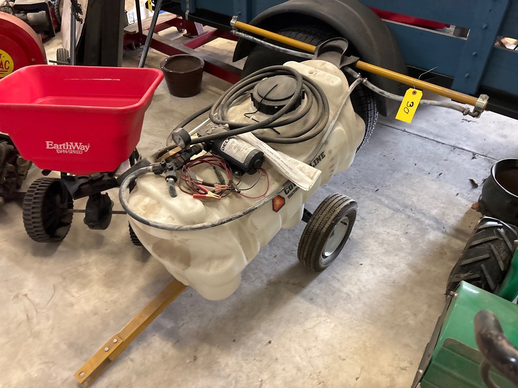 25 gallon pull behind sprayer