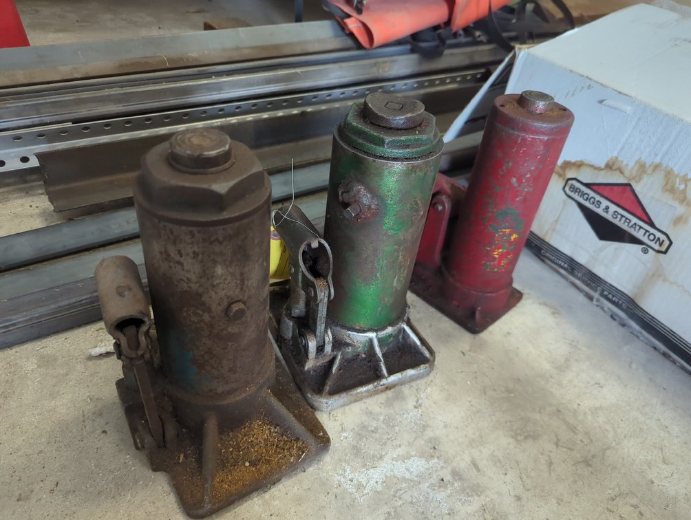 (3) Bottle Jacks