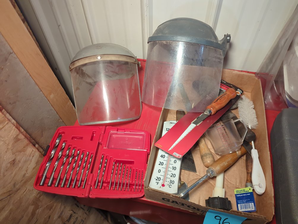 Face Shields; Drills; Tools
