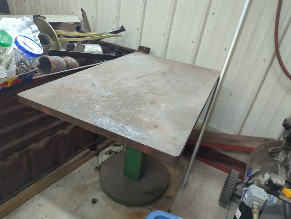 1" Thick Metal Table/Stand