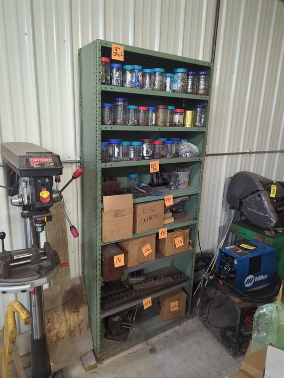 Green Metal Shelf