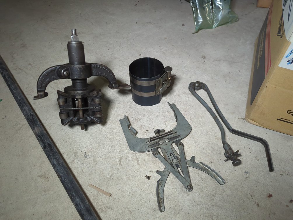 Lisle Cylinder Ridge Reamer; Piston Ring Pliers