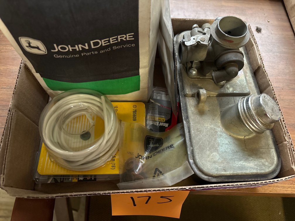 Fuel tank, John Deere parts, wire