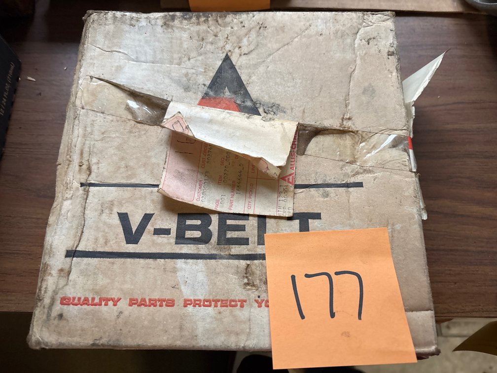 Sealed Allis Chalmers v-belt