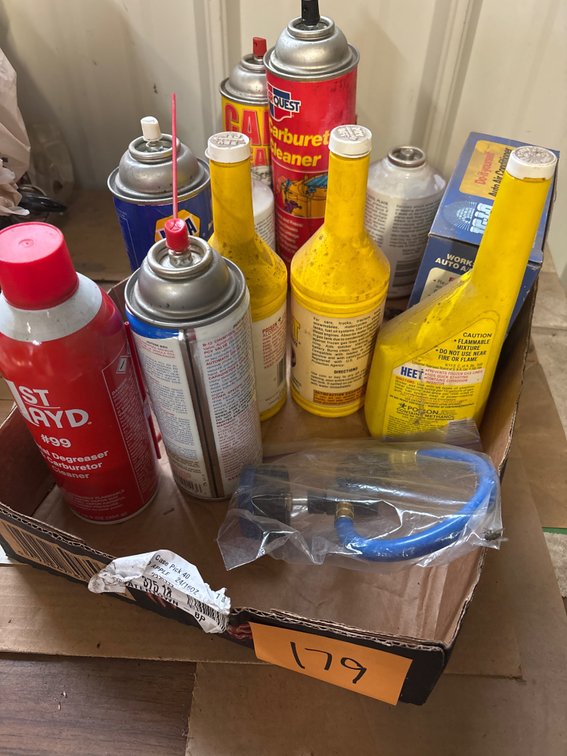 Carburetor cleaner lot