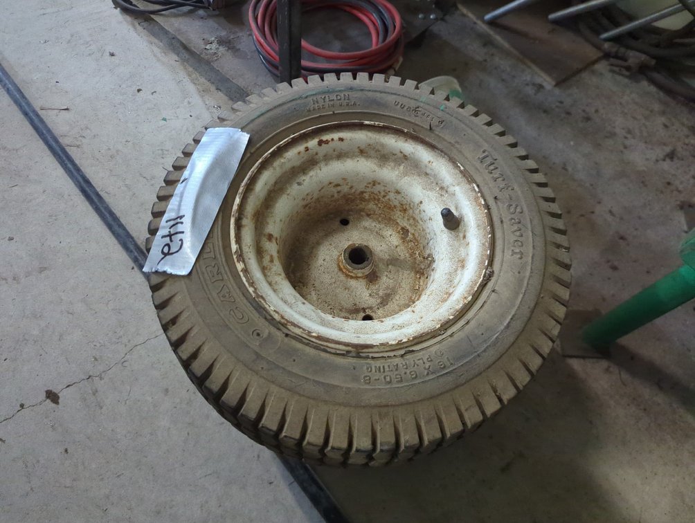 (2) 8" Mower Wheels