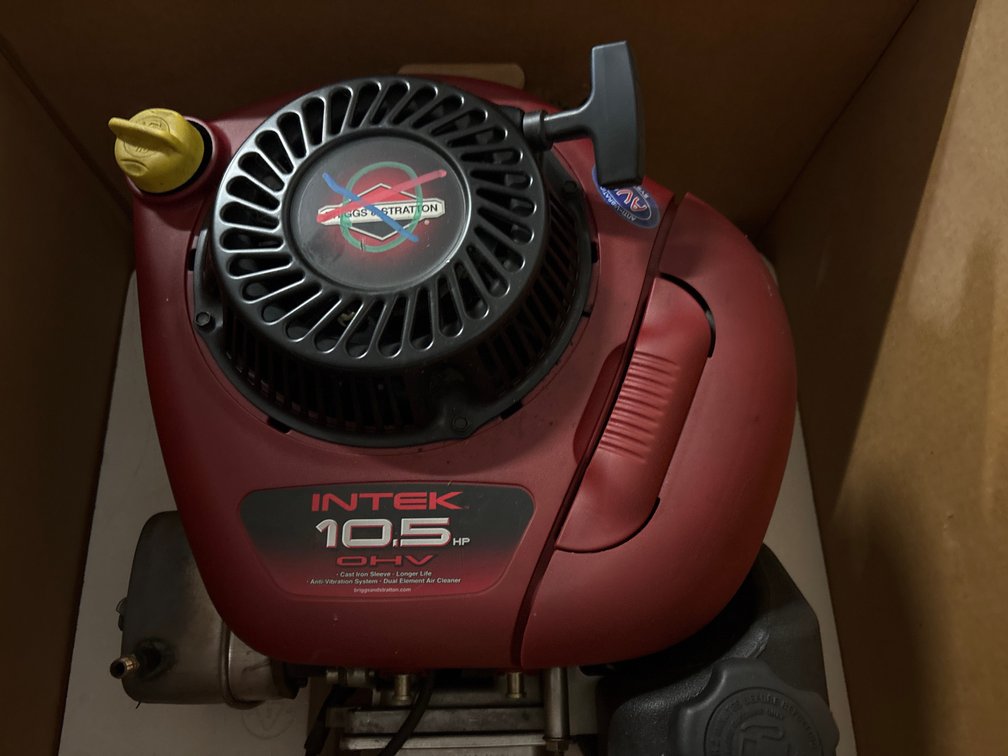 Briggs and Stratton Intek 10.5 hp vertical shaft