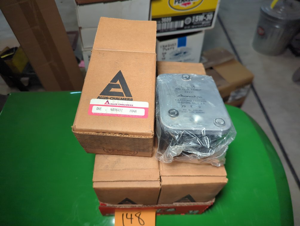 (7) Allis Chalmers Fuel Oil Filters