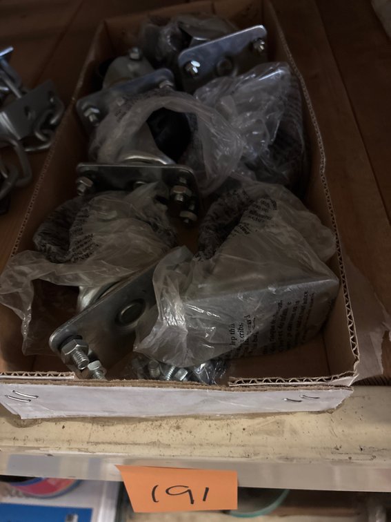 6 all metal castors