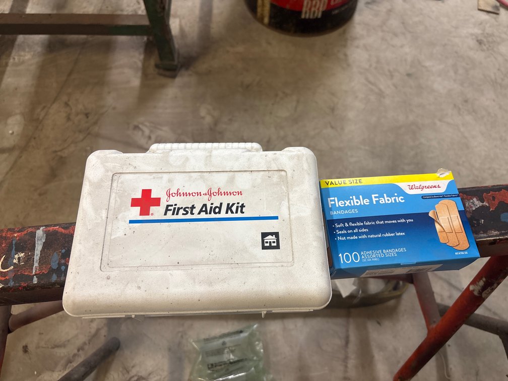 First Aid kit and bandages