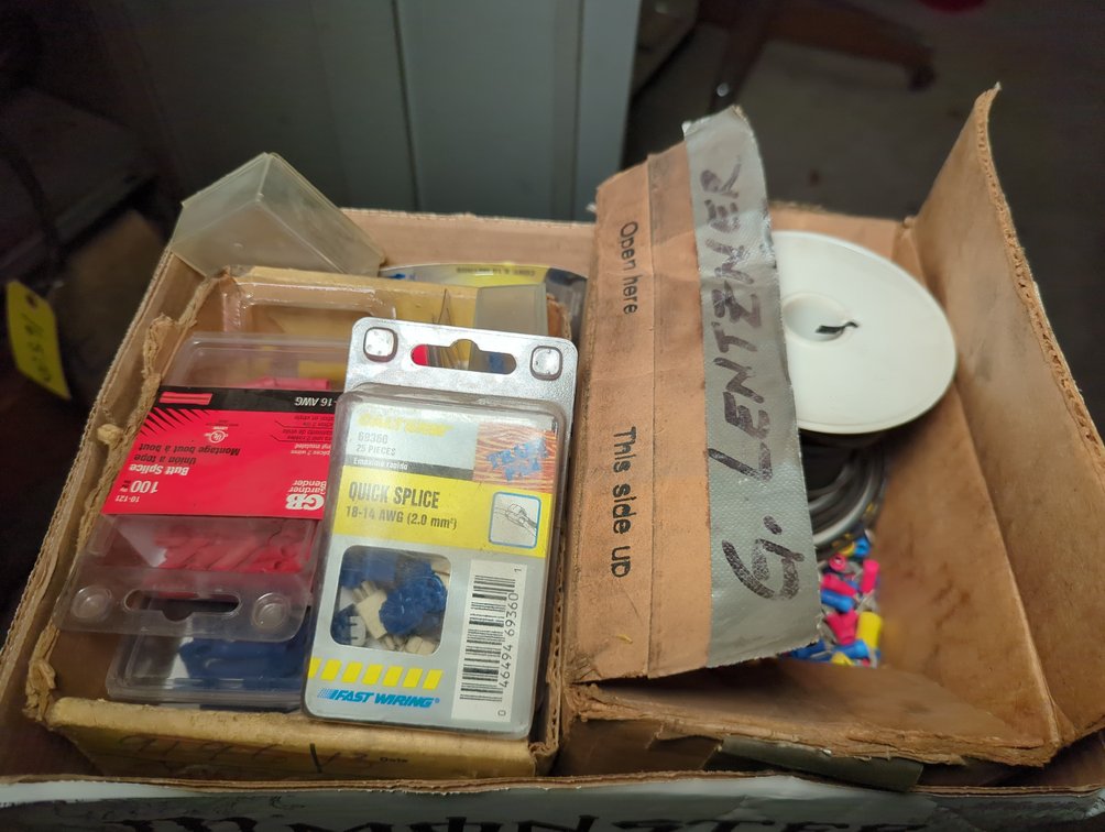 Box of Electrical Supplies