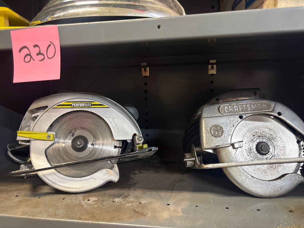 (2) circular saws, Promax, Craftsmam