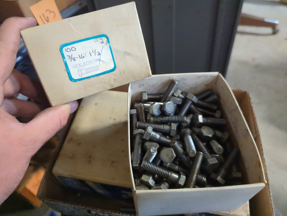 (3) Boxes of Hex Screws